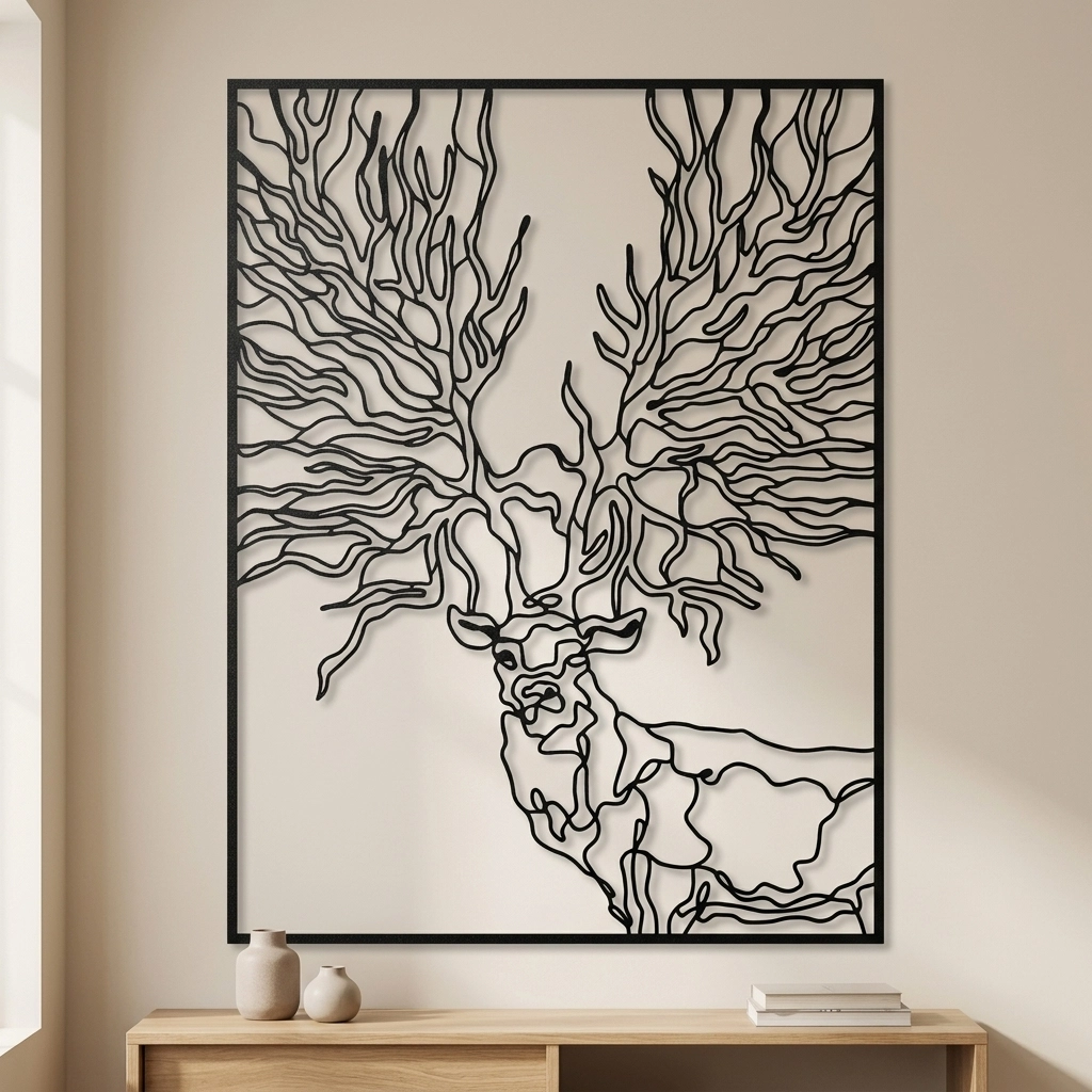 Deer Metal Tablo