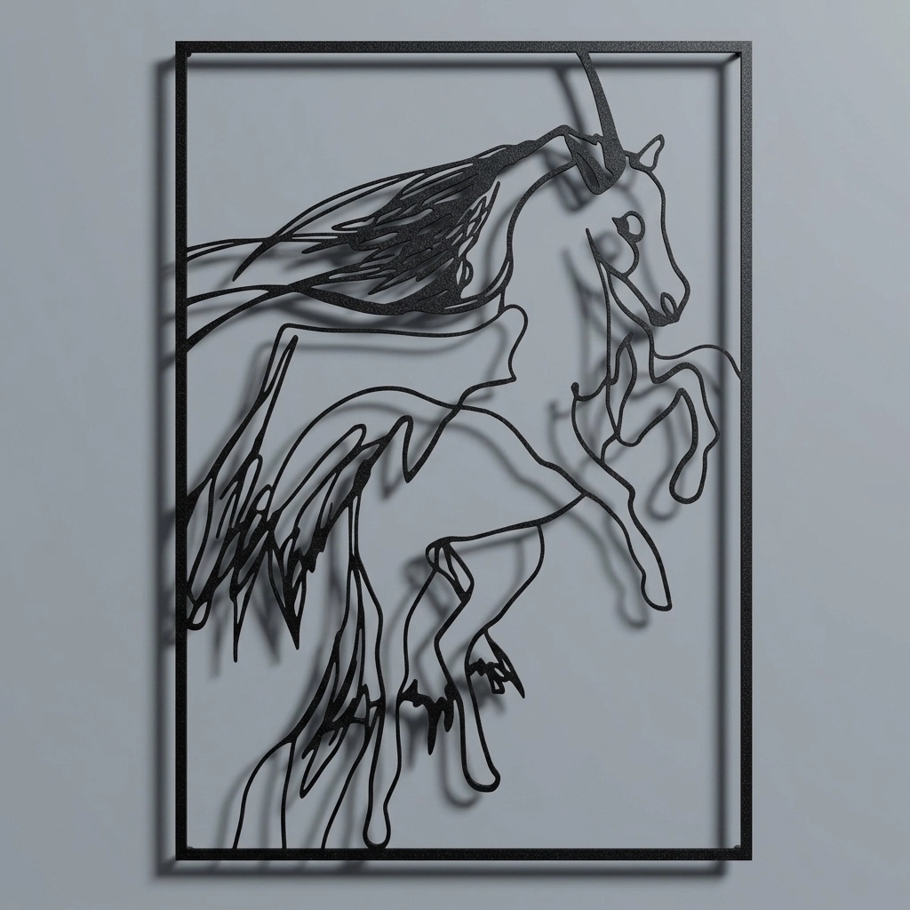 Unicorn Metal Tablo