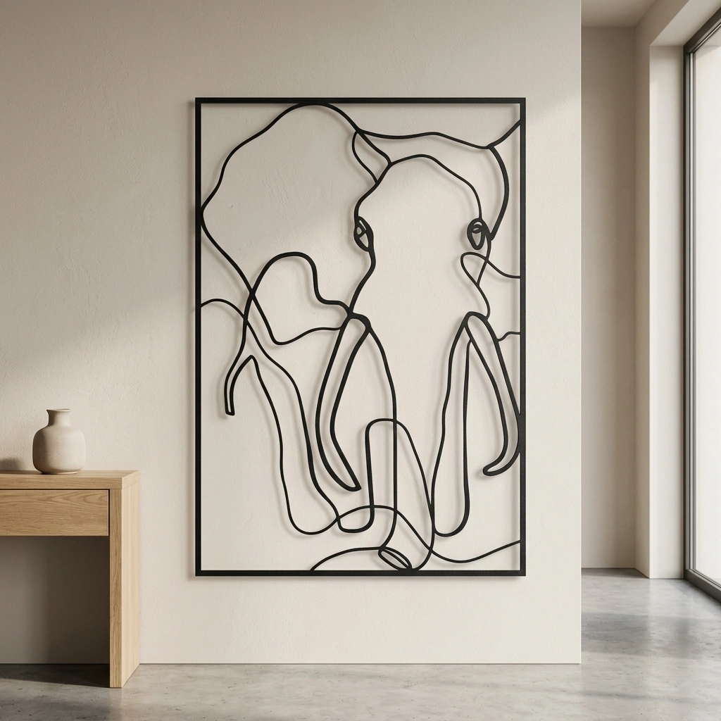 Elephant Metal Tablo
