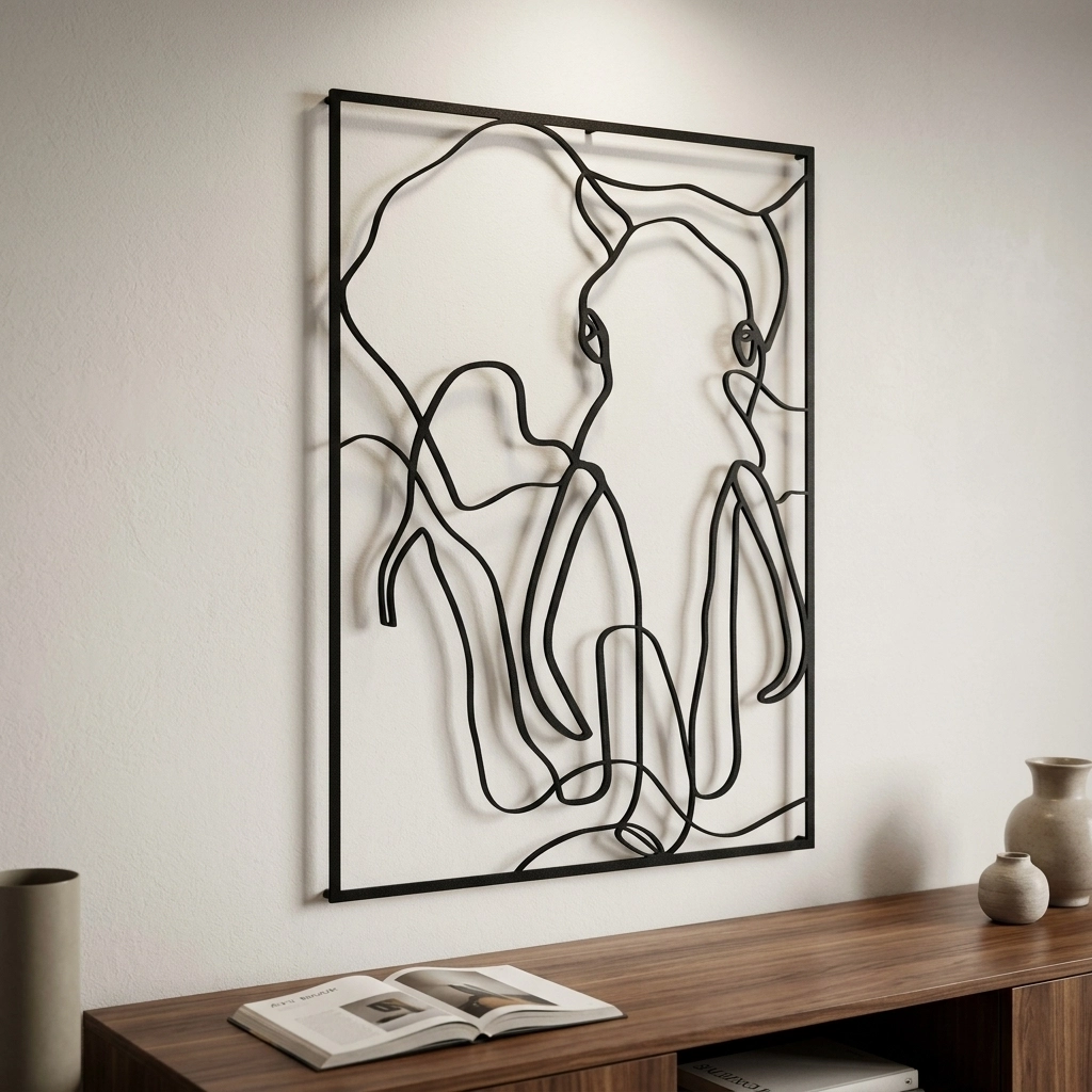 Elephant Metal Tablo