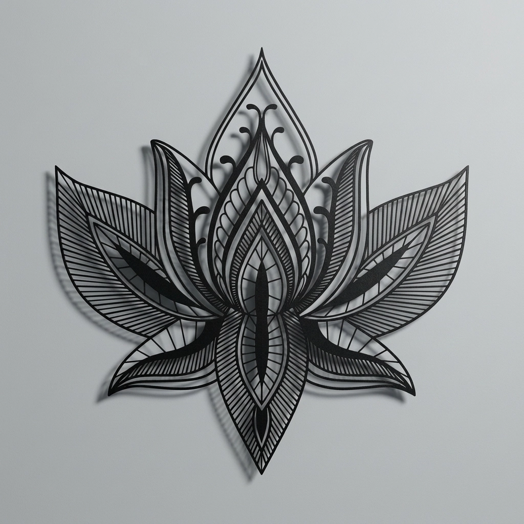 Lotus Çiçeği Mandala