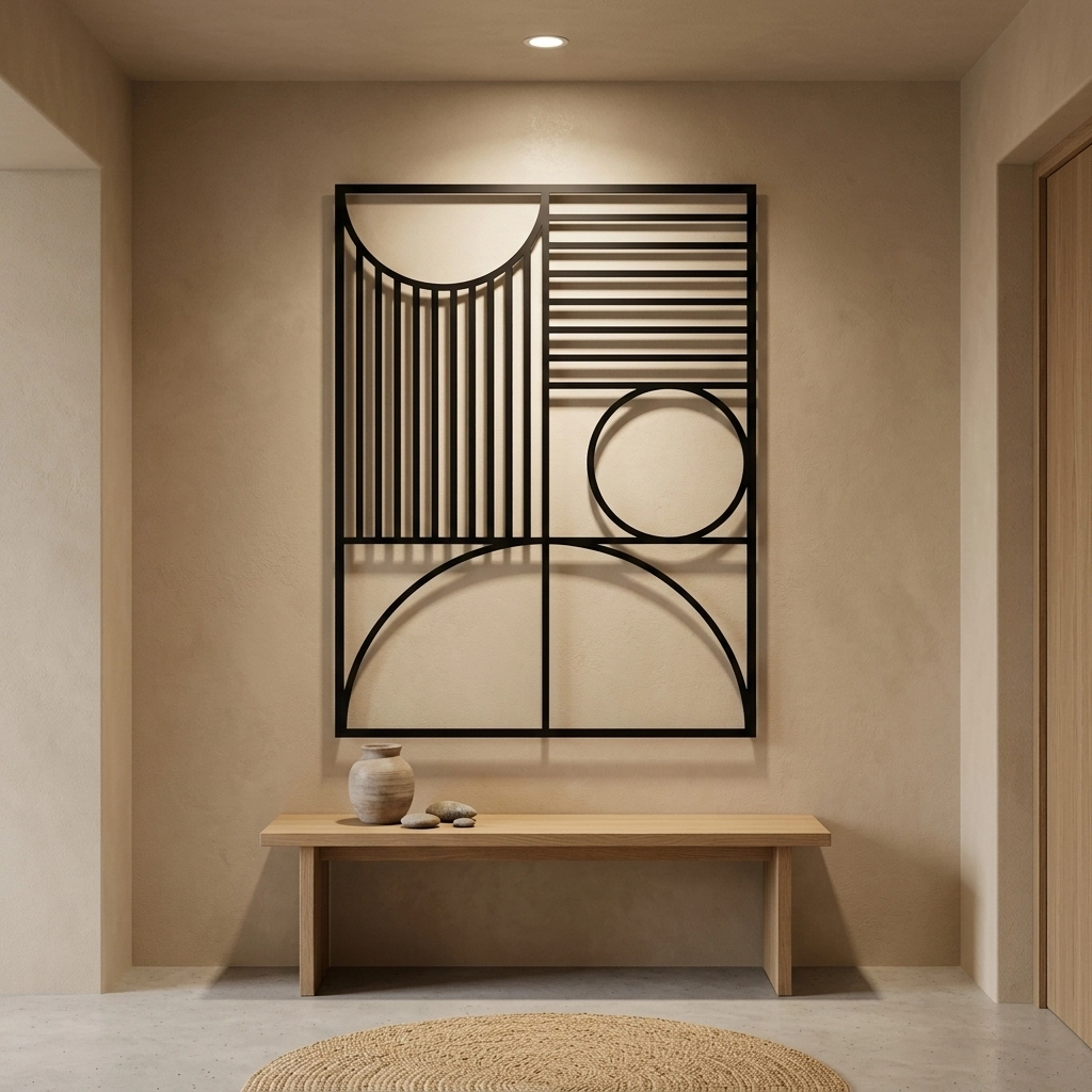 Modern Geometric Line Art