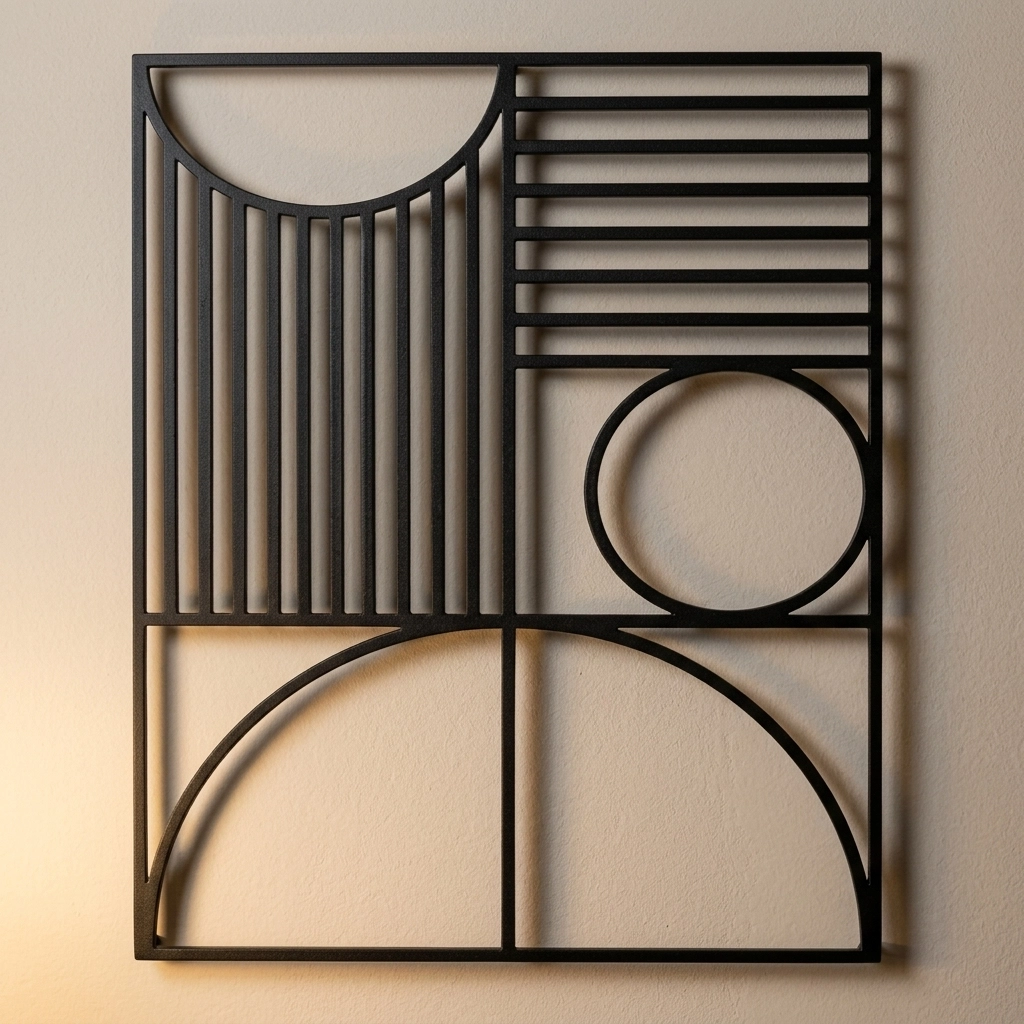 Modern Geometric Line Art