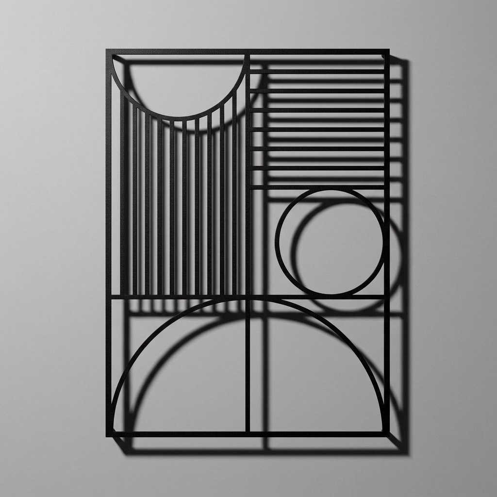 Modern Geometric Line Art