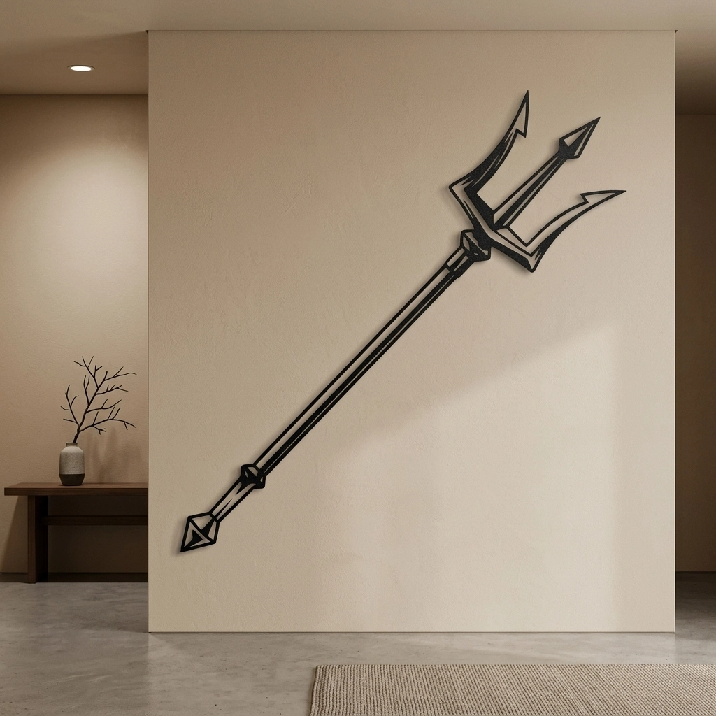Poseidon Trident Illustration