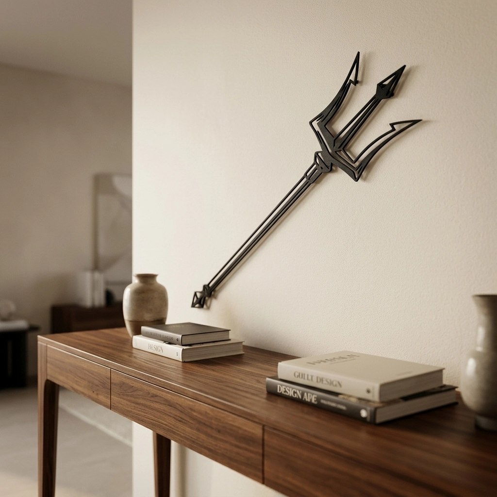 Poseidon Trident Illustration