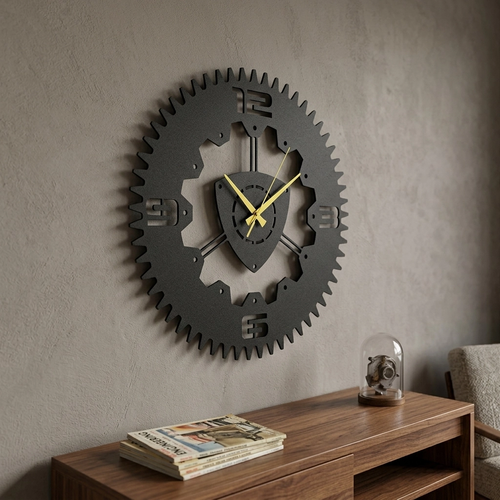 Rotary Metal Duvar Saati