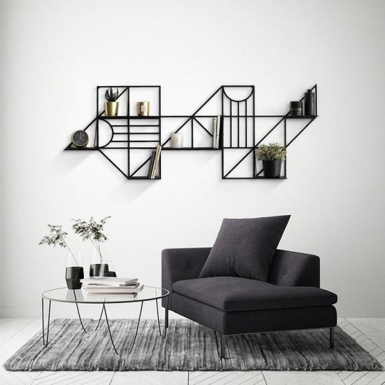 Shapes Rack | Home Decoration | Metal Painting | Wall Painting | Monge Design | Free Shipping | Pay at the door