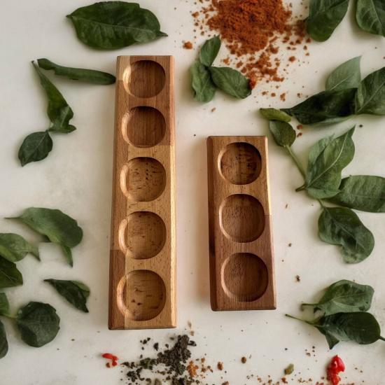Ahşap Kayın 2’li Sosluk Seti Kurabiye tabağı- kurabiye tabağı- 4 adet kurabiye-ahşap servis tabağı- snack-Servis Tabağı -Servis tabağı -Ahşap tabak Ahşap Çok Amaçlı Sunum Servis Tabak  Ahşap Kayın 2’l