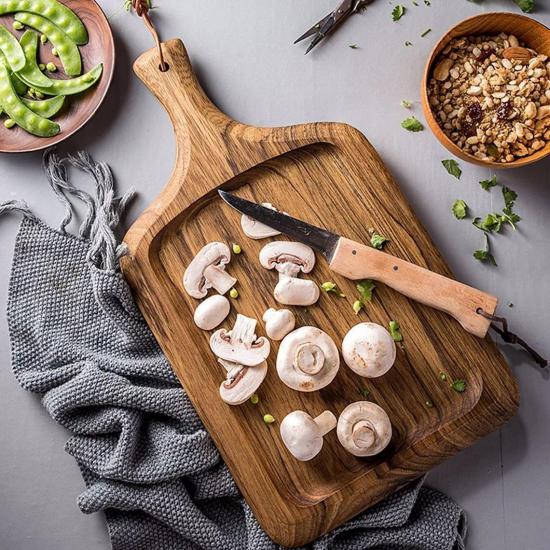 Chopping board- Bread Board-Cheese Board-Wooden -Wooden Serving Board Chopping Tray Sawn Wood Restaurant