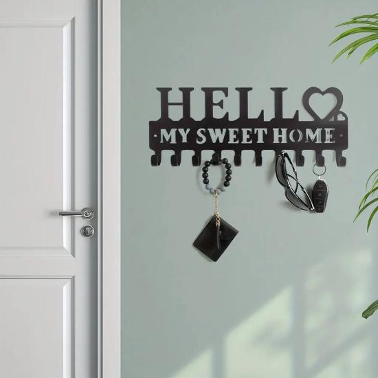 Hello Metal Askılık Metal Duvar Askılığı | Şık ve Dayanıklı Depolama Çözümleri