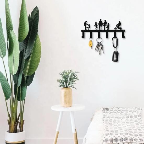 My Family Metal Hanger ,Metal Wall Hanger | Stylish and Durable Storage Solutions