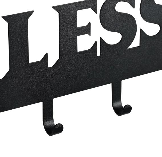 Blessed Metal Hanger ,Metal Wall Hanger | Stylish and Durable Storage Solutions