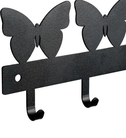 Kelebek Metal Hanger ,Metal Wall Hanger | Stylish and Durable Storage Solutions