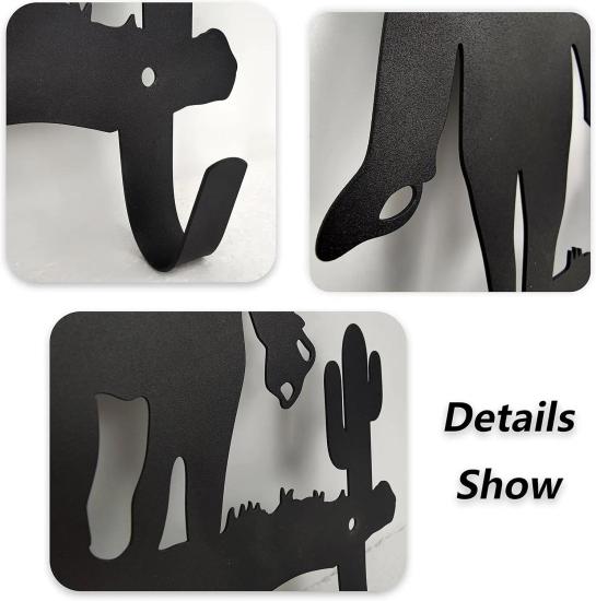 Cowboy Metal Hanger ,Metal Wall Hanger | Stylish and Durable Storage Solutions