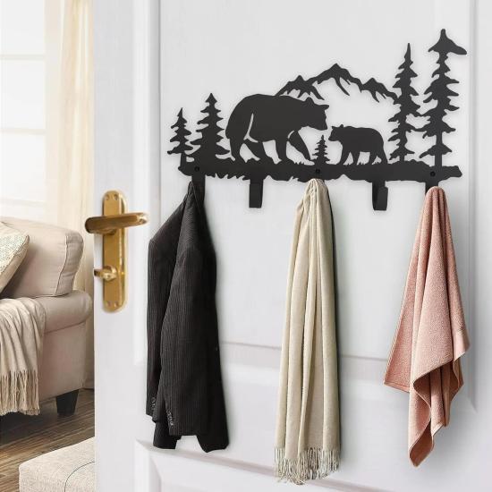 Forest Metal Hanger Rack 3 ,Metal Wall Hanger | Stylish and Durable Storage Solutions