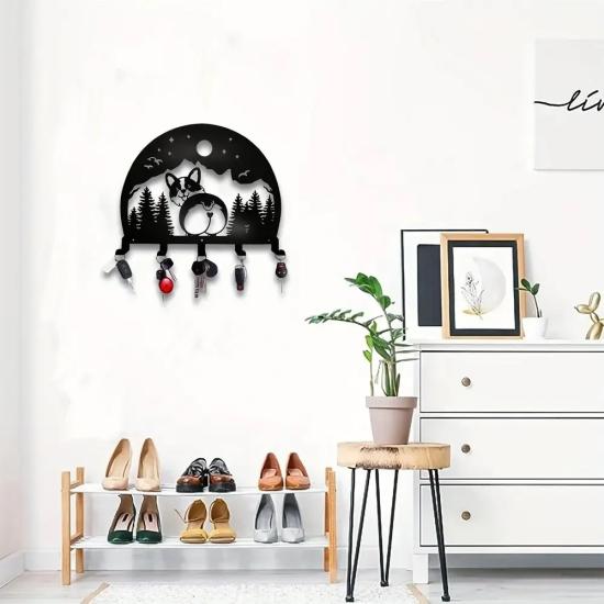 Night Metal Hanger ,Metal Wall Hanger | Stylish and Durable Storage Solutions