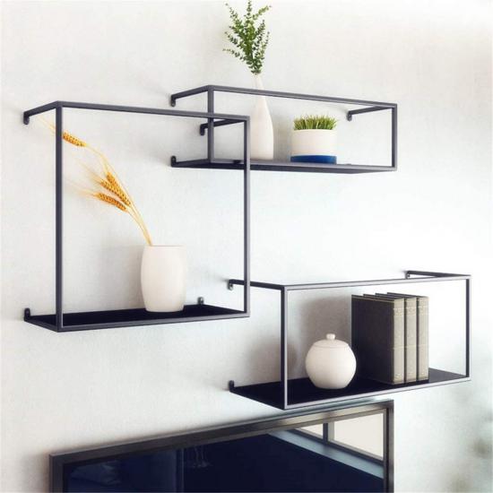 Triple Wall Shelf | Home Decoration | Metal Painting | Wall Painting | Monge Design | Free Shipping | Pay at the door