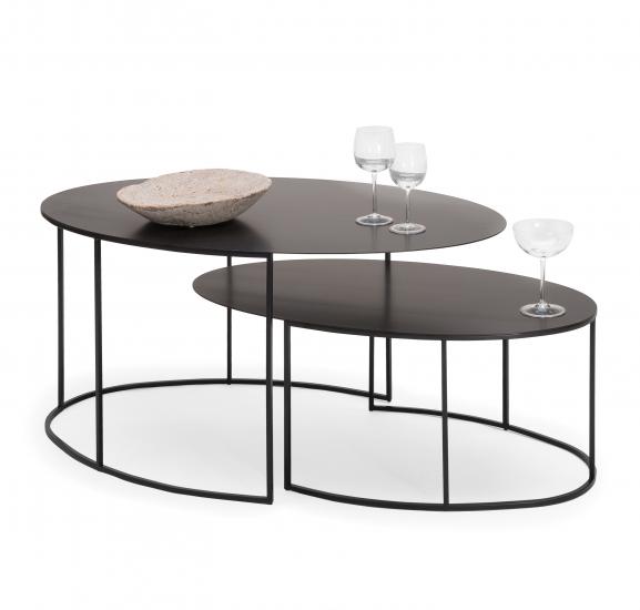 Cevza Metal Coffee Table ( Ellipse ) | Home Decoration | Metal Painting | Wall Painting | Monge Design | Free Shipping | Pay at the door