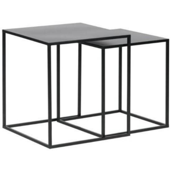 Munich Double Side Table | Home Decoration | Metal Painting | Wall Painting | Monge Design | Free Shipping | Pay at the door