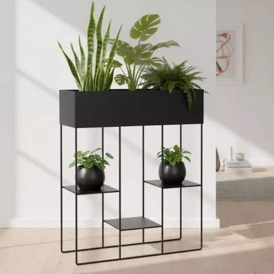Prisma Series | 80cm Staggered Metal Planter Unit