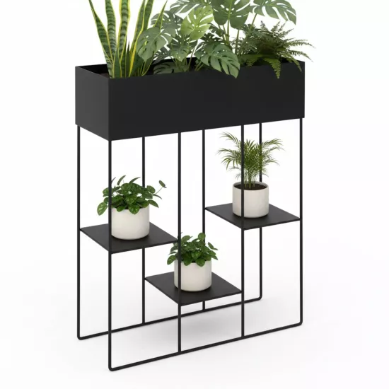Prisma Series | 80cm Staggered Metal Planter Unit