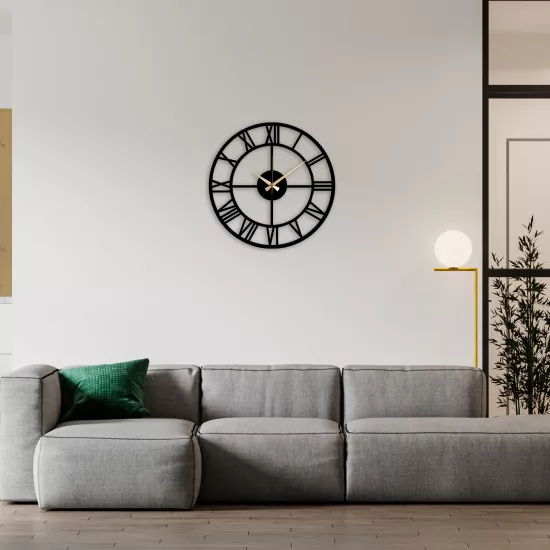 Metal Roman Number Wall Clock -5004 | Home Decoration | Wall Clock | Monge Design | Free shipping