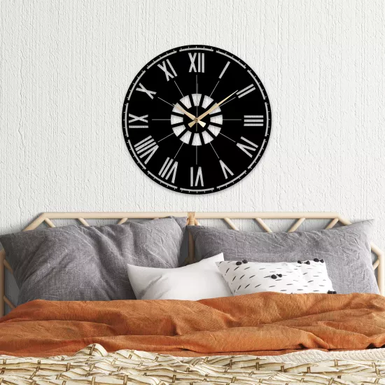 Metal Roman Numeral Wall Clock | Home Decoration | Wall Clock | Monge Design | Free shipping