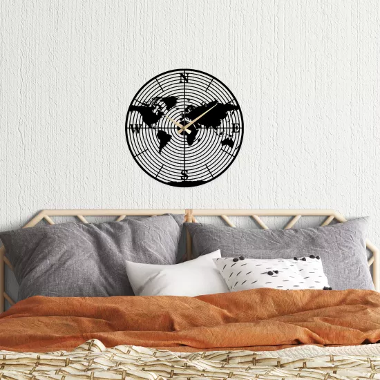 Ekvatoral Metal Wall Clock | Home Decoration | Wall Clock | Metal painting | Monge Design