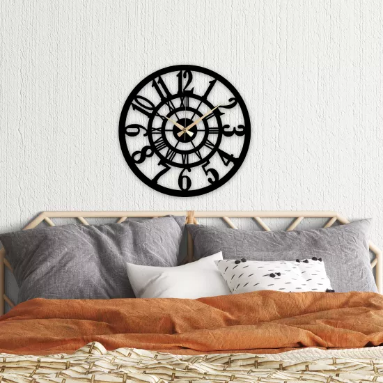Classic Metal Wall Clock- 1017 | Home Decoration | Wall Clock | Monge Design | Free shipping
