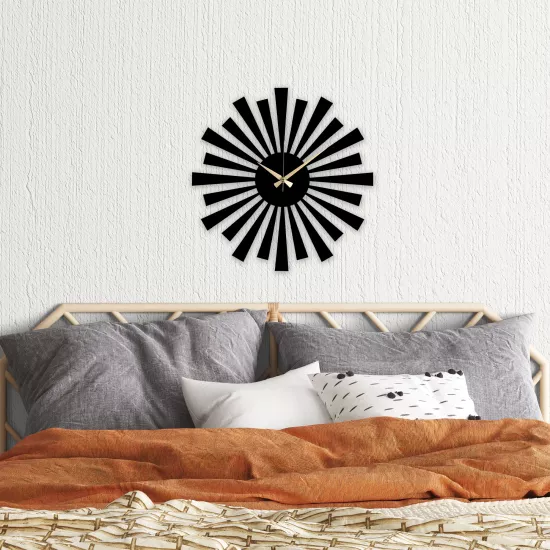 Sun Metal Wall Clock | Home Decoration | Wall Clock | Monge Design | Free shipping