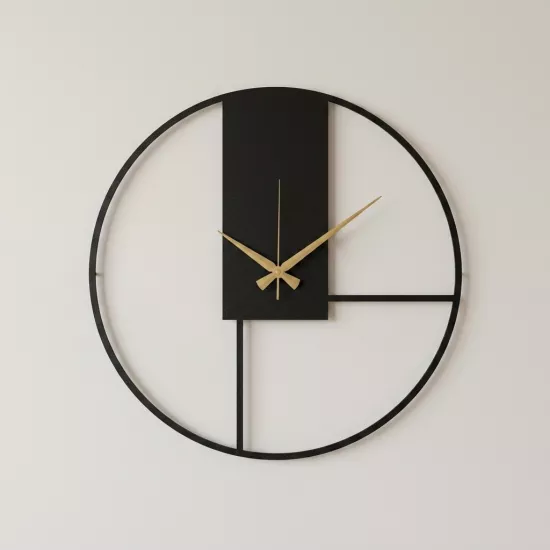 Sara Metal Clock |Home Decoration| Wall Clock| metal painting|  Monge Design