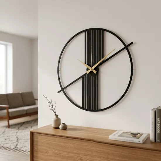 Toulmin Metal Saat,Ev Dekorasyon, Duvar Saati, Metal tablo