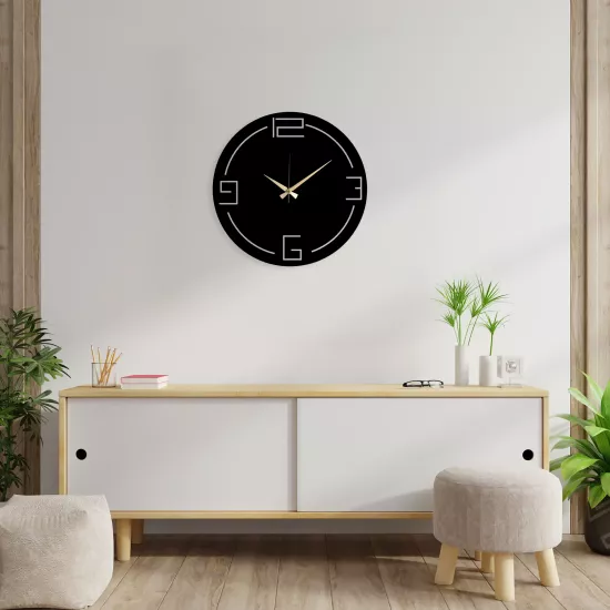 Carnap Metal Clock, Home Decoration, Wall Clock, Metal wall art