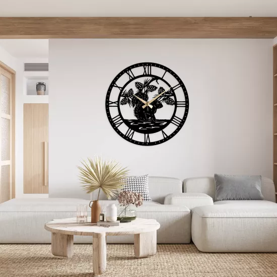Ardilla Metal Clock, Home Decoration, Wall Clock, Metal wall art
