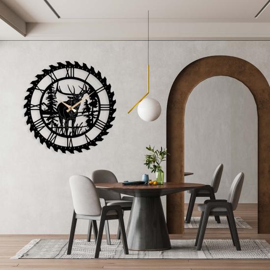 Serfa Metal Saat,Ev Dekorasyon, Duvar Saati, Metal tablo