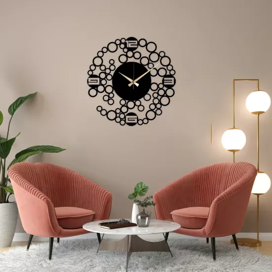 Nagel Metal Clock, Home Decoration, Wall Clock, Metal wall art