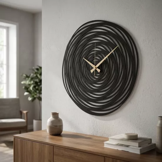 Levi Metal Saat,Ev Dekorasyon, Duvar Saati, Metal tablo