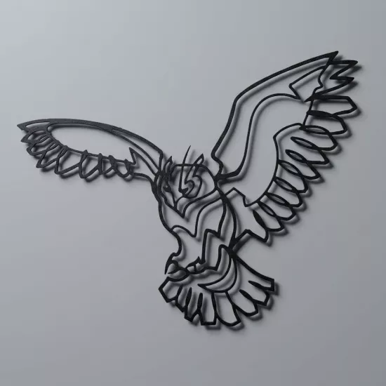 Owl Metal Wall Art | Home Decoration | Wall Painting | Monge Design | Free Shipping | Pay at the door