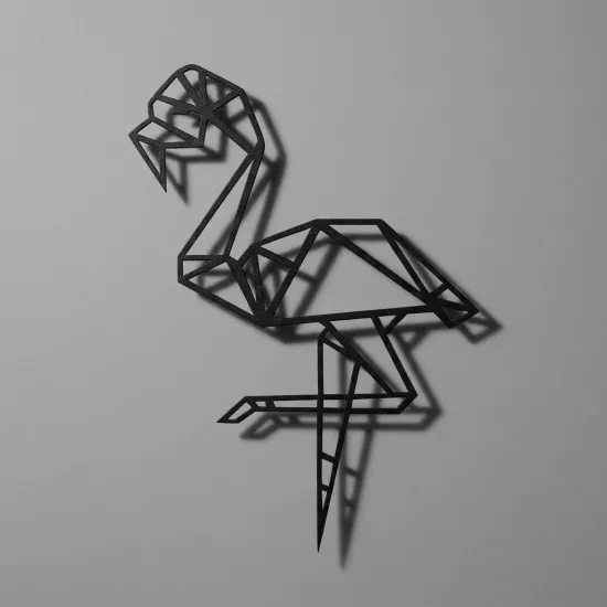 Flamingo Metal Tablo | Ev Dekorasyon |  Duvar Tablosu | Monge Dizayn | Ücretsiz Kargo | Kapıda Ödeme