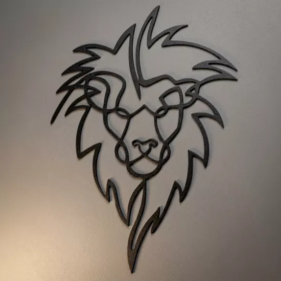 Aslan Metal Tablo 2026 | Ev Dekorasyon |  Duvar Tablosu | Monge Dizayn | Ücretsiz Kargo | Kapıda Ödeme