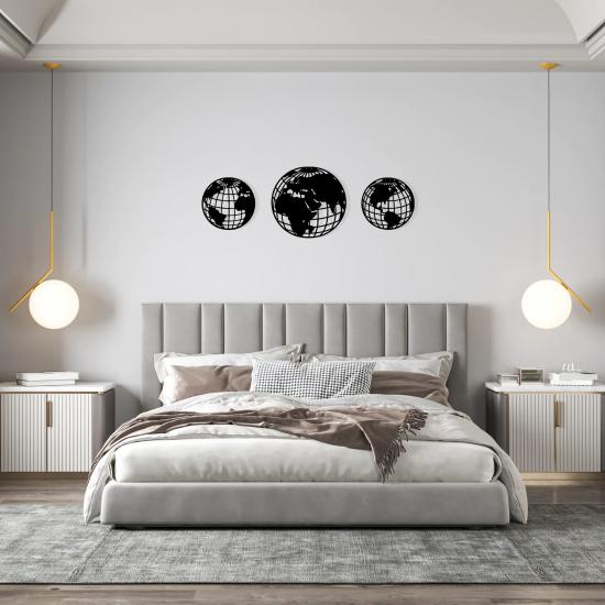 Globe Set World Map | Home Decoration | Wall Painting | Monge Design | Free Shipping | Pay at the door