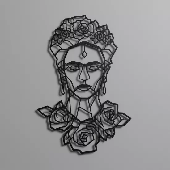 Frida Kahlo Metal Tablo | Ev Dekorasyon |  Duvar Tablosu | Monge Dizayn | Ücretsiz Kargo | Kapıda Ödeme