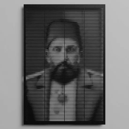 ABDULHAMID Han Blinds Metal Wall Art | Home Decoration | Wall Painting | Monge Design | Free Shipping | Pay at the door