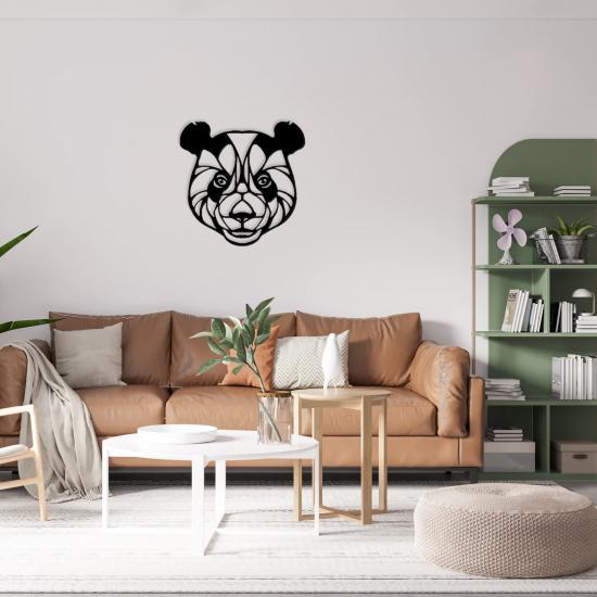 Panda Kafası Metal Tablo | Ev Dekorasyon |  Duvar Tablosu | Monge Dizayn | Ücretsiz Kargo | Kapıda Ödeme