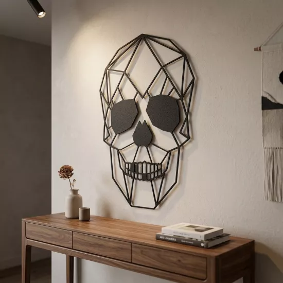 Skull Metal Wall Art | Home Decoration | Wall Painting | Monge Design | Free Shipping | Pay at the door