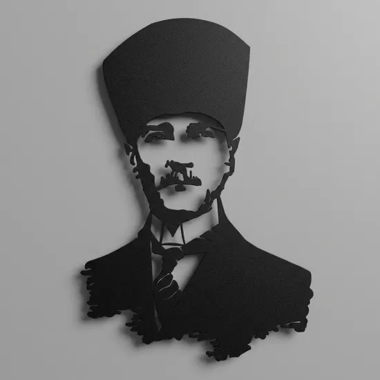 Atatürk Metal Tablo 2031 | Ev Dekorasyon |  Duvar Tablosu | Monge Dizayn | Ücretsiz Kargo | Kapıda Ödeme