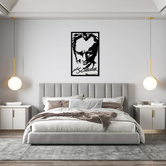 Ataturk Metal Wall Art 1009 | Home Decoration | Wall Painting | Monge Design | Free Shipping | Pay at the door