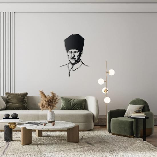 Atatürk Metal Tablo | Ev Dekorasyon |  Duvar Tablosu | Monge Dizayn | Ücretsiz Kargo | Kapıda Ödeme