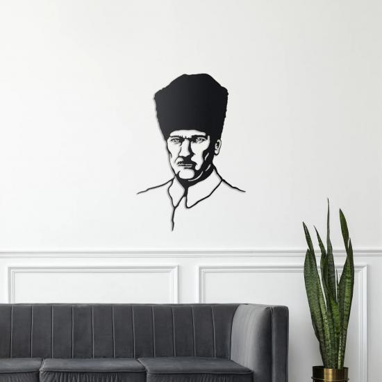 Atatürk Metal Tablo | Ev Dekorasyon |  Duvar Tablosu | Monge Dizayn | Ücretsiz Kargo | Kapıda Ödeme
